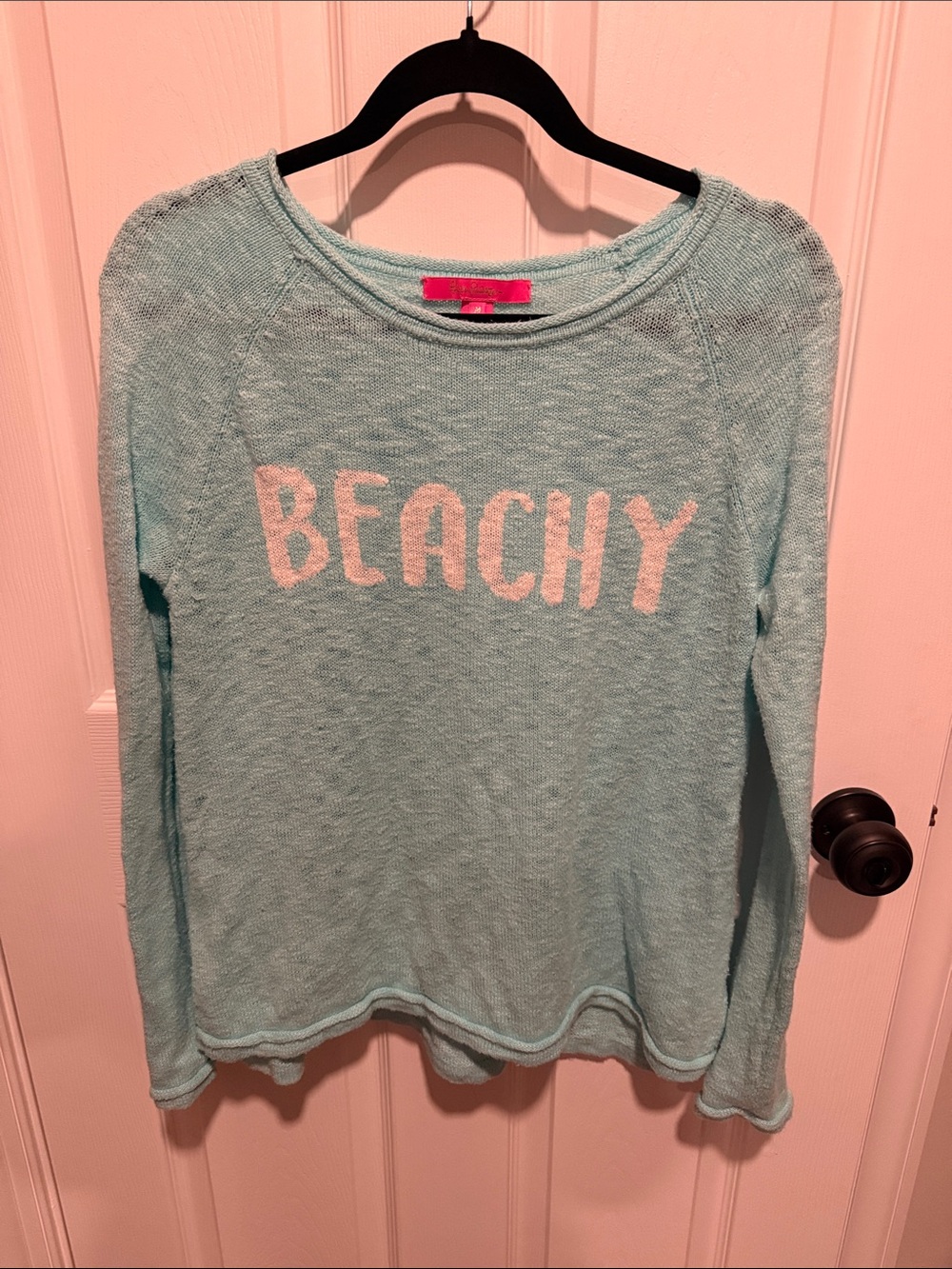 Beachy Lilly Pulitzer Mint Long-Sleeve Women’s Sweater